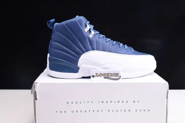 Rep 12 Jordan Retro Air Stone 130690-404 Blue 0603